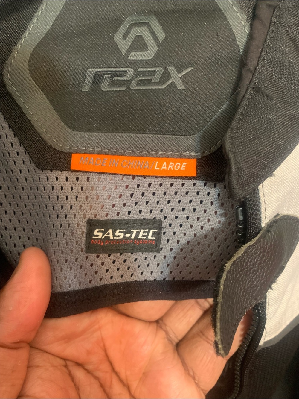 R2X SAS-TEC Protective Motorcycle Jacket L - Black Gray